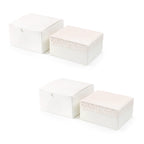 2個セット ジュエリーケース アクセサリーケース フラワーレース [vb-1103]