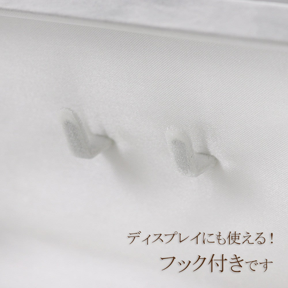 ネックレスケース イヤリングケース グレー [vb-80e]